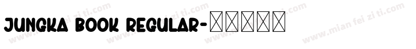 Jungka Book Regular字体转换